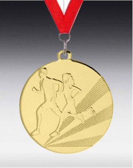 Medaille Muttenz D: 50mm mit Foliendruck und Band Medaille Muttenz D: 50mm mit Foliendruck und Band