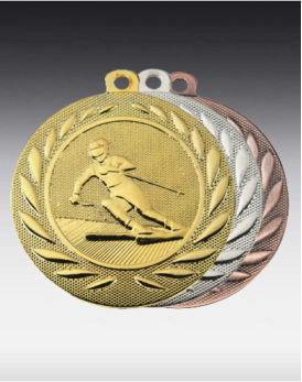 Medaille Ski Kranz D:50mm 