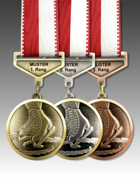 Medaille Eiskunstlauf, Design Faude by Huguenin