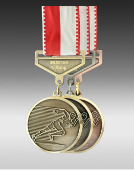 Medaille Sprinter, Design Faude by Huguenin
