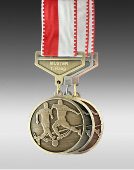 Medaille Fussball, Design Faude by Huguenin