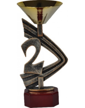 Metall Pokal Rang 2