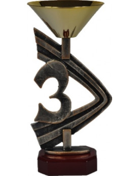 Metall Pokal Rang 3