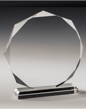 Acryl-Award Achteck